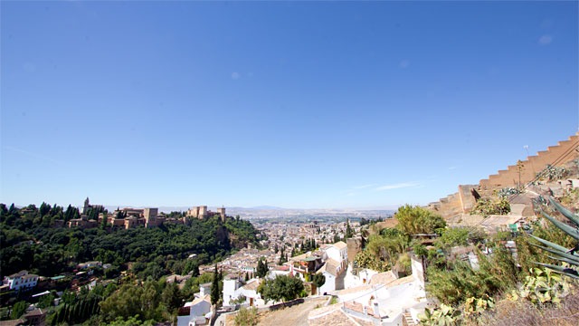 view from sacromonte cueva