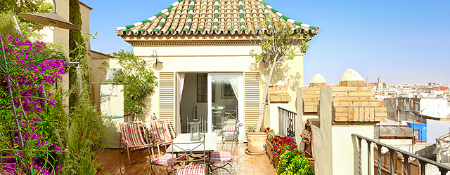 Apartamentos en Sevilla Alameda Penthouse | 2 dormitorios, 2 baños, terraza privada 0504