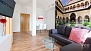 Seville Apartment - View towards the apartment entrance door. 5th floor, with elevator.