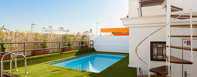 Seville rental apartment Relator Terrace | 3 bedrooms, 3 bathrooms, terrace & private pool 0875